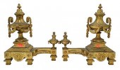 PAIR OF GILT BRONZE FRENCH CHE