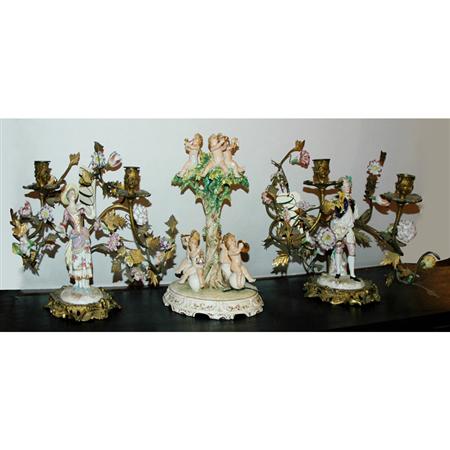 Pair of Gilt-Metal Mounted German