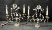 Pair of Gilt Metal Skeleton Fo