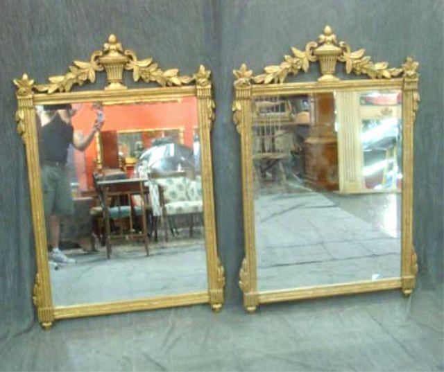 Pair of Gilt Mirrors. From a