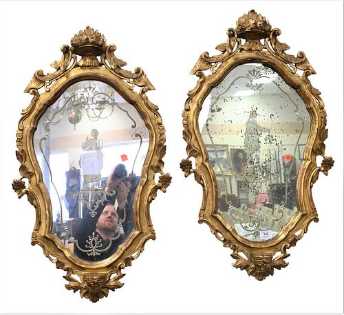 PAIR OF GILT VENETIAN STYLE