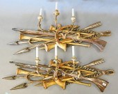 PAIR OF GILTWOOD AND GESSO WAL