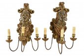 PAIR OF GILTWOOD BLACKAMOOR SC