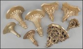 PAIR OF GILTWOOD WALL BRACKETS