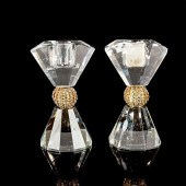 PAIR OF GODINGER PAGEANT BLING