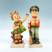 PAIR OF GOEBEL HUMMEL PORCELAI