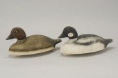 PAIR OF GOLDENEYE DECOYSBy the