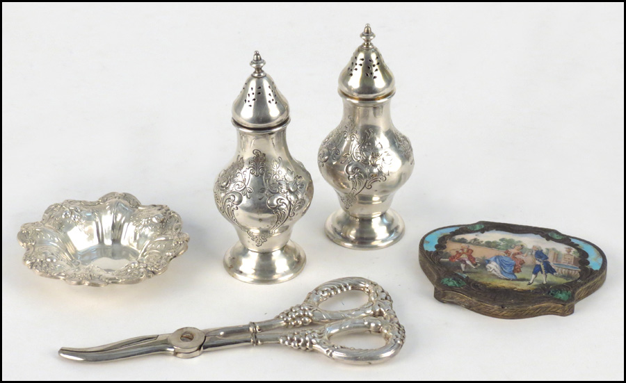 PAIR OF GORHAM STERLING SILVER SALT