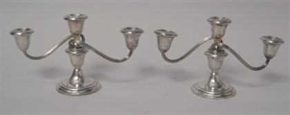 Pair of Gorham sterling silver