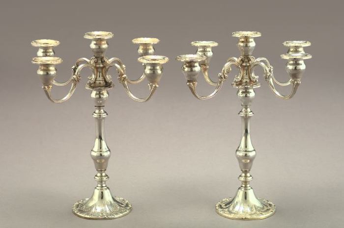 Pair of Gorham Weighted Sterling