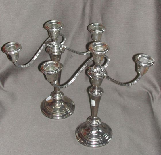 Pair of Gorham Weighted Sterling