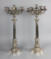PAIR OF GRAND GEORGIAN SILVERP
