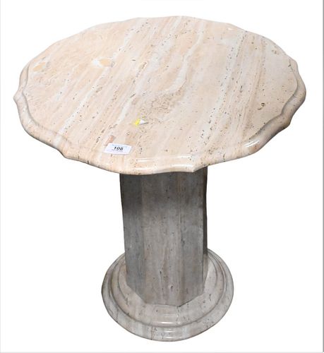 PAIR OF GRANITE END TABLESPair of