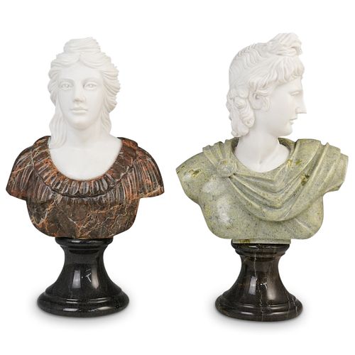 PAIR OF GRECO ROMAN MARBLE