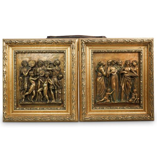 PAIR OF GRECO ROMAN RELIEF