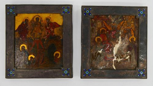 PAIR OF GREEK BYZANTINE 950
