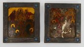 PAIR OF GREEK BYZANTINE 950 SI