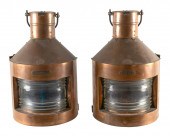 PAIR OF GRIFFITHS & SON COPPER