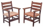 PAIR OF GUSTAV STICKLEY HEAVY