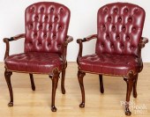 PAIR OF HANCOCK & MOORE ARMCHA