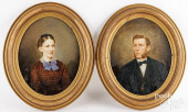PAIR OF HAND COLORED PHOTOGRAP