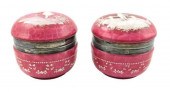 PAIR OF HAND-PAINTED MARY GREG