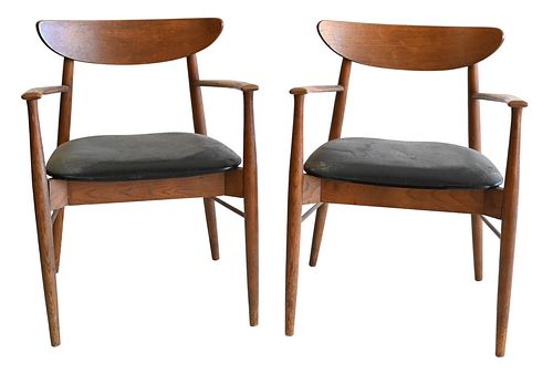PAIR OF HARRY OSTERGAARD ARMCHAIRS,