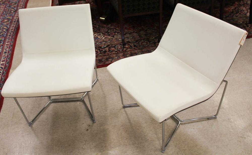PAIR OF HARTER FORUM LOUNGE CHAIRS,