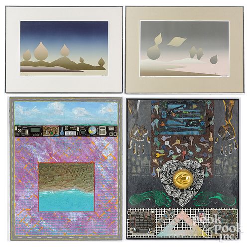PAIR OF HARVEY WEINREICH OIL AND