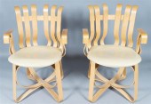 PAIR OF 'HAT TRICK' CHAIRS DES