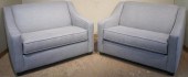 PAIR OF HAVERTY'S UPHOLSTERED