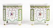 PAIR OF HAVILAND LIMOGES PORCE