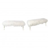 PAIR OF H.D. BUTTERCUP FAUX FU