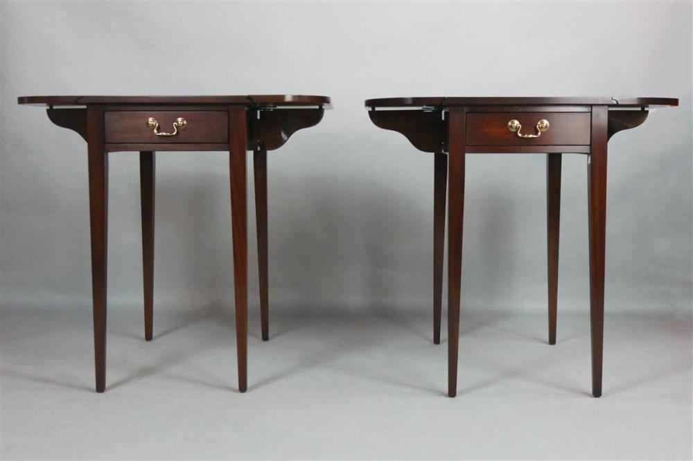 PAIR OF HENKEL HARRIS MAHOGANY