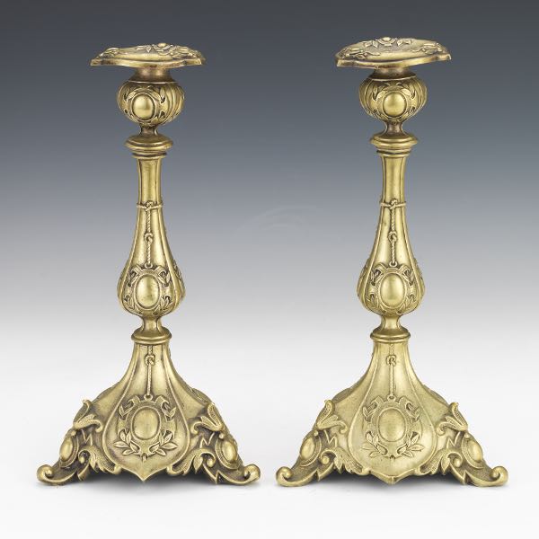 PAIR OF HENNIGER BRASS