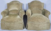 PAIR OF HENREDON UPHOLSTERED L
