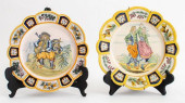 PAIR OF HENRIOT QUIMPER FAIENC