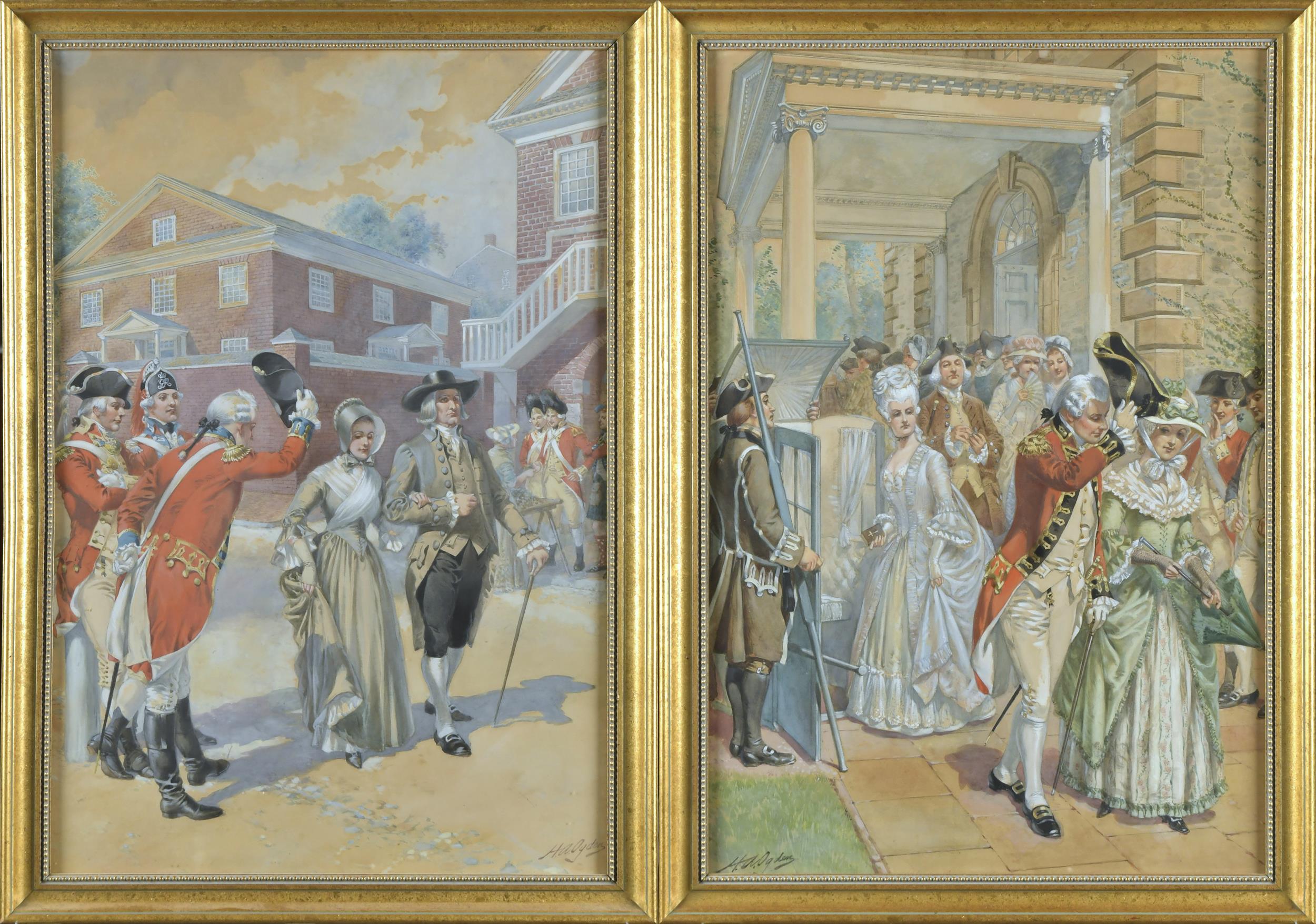 PAIR OF HENRY ALEXANDER OGDEN