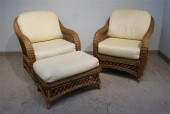 PAIR OF HENRY LINK STAINED WIC