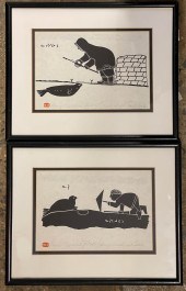 Pair of Henry Napartuk (Inuit,
