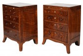 PAIR OF HEPPLEWHITE BIRDSEYE W
