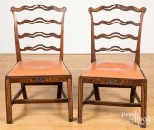 PAIR OF HEPPLEWHITE MAHOGANY D