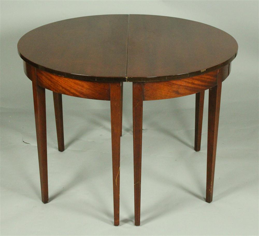 PAIR OF HEPPLEWHITE MAHOGANY INLAID