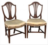 PAIR OF HEPPLEWHITE MAHOGANY S