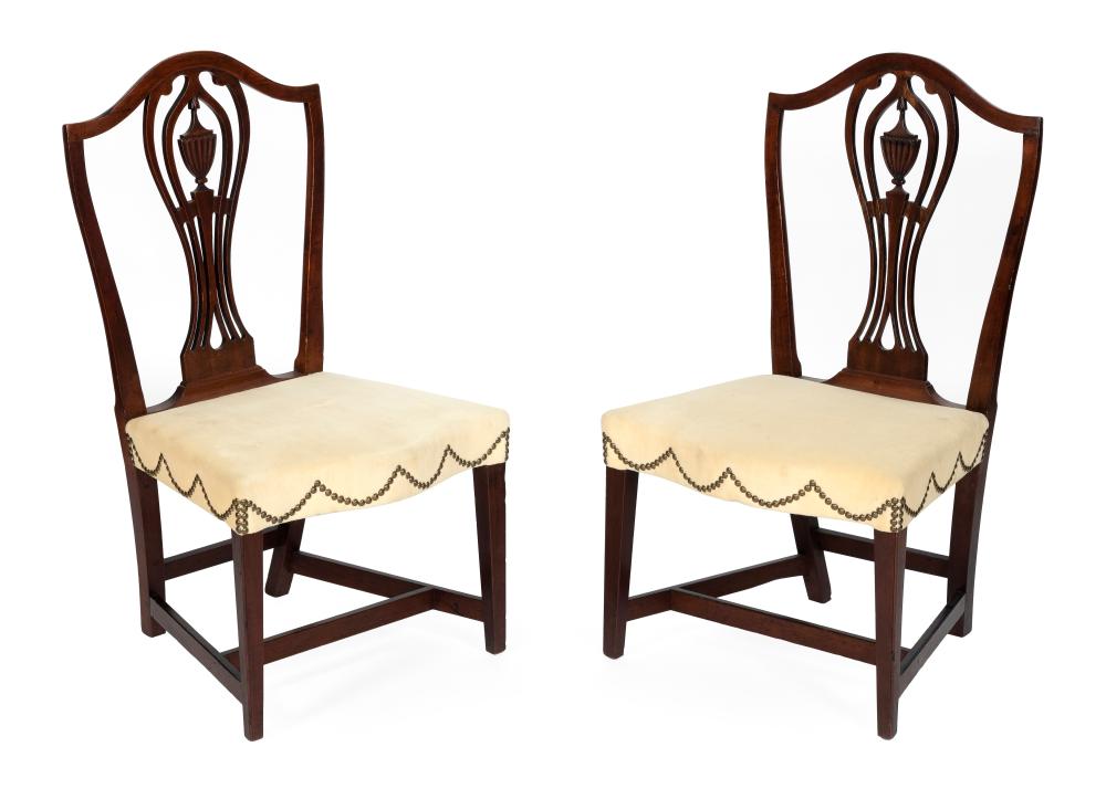 PAIR OF HEPPLEWHITE SHIELD-BACK