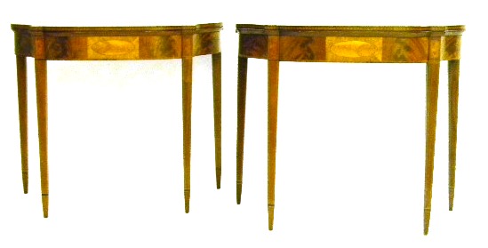 Pair of Hepplewhite style game