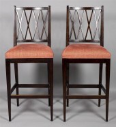 PAIR OF HEPPLEWHITE STYLE HIGH