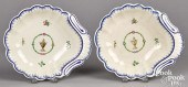 PAIR OF HERCULANEUM CREAMWARE