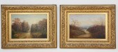 PAIR OF HEYL RASER OIL ON CANV