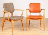 PAIR OF HEYWOOD WAKEFIELD MID-